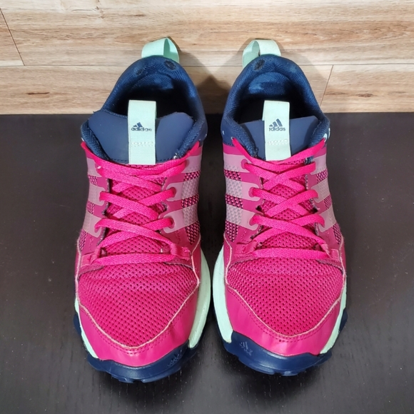 Adidas Kanadia TR7 Pink Blue Sneakers Women's Size 7.5 - Picture 6 of 14